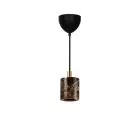 Nordlux Siv Suspension Luminaire Marbre et Métal Brun | 65mm - Convient pour E27