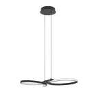 Eglo Suspension Luminaire Serpins Acier Noir 21W 2500lm - 830 Blanc Chaud