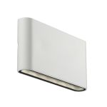 Nordlux Kniver Wandlamp Aluminium Wit 8.5W 350lm - 830 Warm Wit